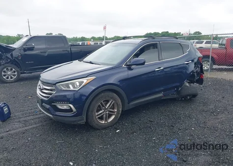 2017 Hyundai Santa Fe Sport 2.4L из США, поврежденный, VIN 5XYZU3LB7HG418300